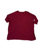 Joy Joy 3/$15  red top with cropped sleeves Photo 3