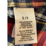 Aeropostale  Royal Stewart Plaid Long Sleeve Collared Button Up 100% Cotton Top S Photo 8