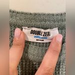 Double Zero Lane 201 Boutique-Trendy Thermal Sweater In Iceberg Green-Size Medium Photo 3