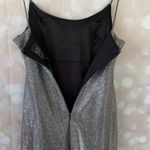 Nightway Silver Sparkle Metallic Dress Photo 6