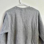 Nike‎ Embroidered Logo Sweater Sweatshirt Pullover Womens Size Medium Grey Gray Photo 6