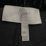 Joie ‎ Dyre Velvet Jogger Pant Ankle Crop Silk Blend Pull On Lounge Black XXS Photo 4