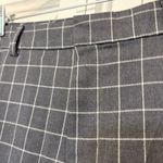 Banana Republic  Gray And‎ White Window Pane Cuffed Dress Pants Size 8 Photo 3