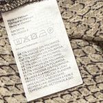 H&M  Snakeskin tunic dress Balloon sleeve Beige Black Lightweight Oversize Size M Photo 13