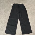 Gap  Black Pleated Linen Pants size 12 NWT Photo 1