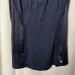 Betsey Johnson Performance Zip Front Racerback Tank Top Size Medium Photo 3