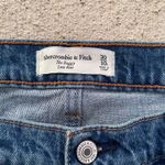 Abercrombie & Fitch  The Baggy Low Rise Jeans Y2K Blue Denim Size 30 Photo 2