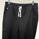 FIGS Women's High Waisted Zamora Jogger Scrub Pants Black Medium Photo 1