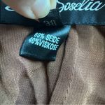 Unique Vintage Vintage Velvet Burnout Silk Dress Sz 6-8 Fur Trim Shawl Y2K Fairy Grunge Runway Photo 7