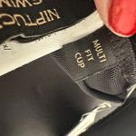 Missguided Niptuck Swim Black Ruffle Shoulder Bikini Top US 6 Multi Fit Cup Padded Beach Photo 7