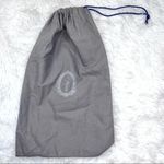 Small Grey Canvas Drawstring Dust Bag Gray Photo 5