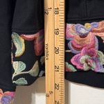 Johnny Was  Floral Pullover Sweater Size Large Embroidered BEE ACTIVE CREW Photo 8
