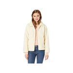 RVCA NWOT Women's Ted Cream Fuzzy Sherpa Zip Up Jacket Size XS Photo 1