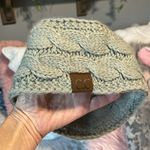 C C Comfy Cable Knit Gray Earmuff Headband Photo 2