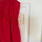 Universal Threads NWT Universal Thread Flutter Cap Sleeve Maxi A-Line Dress Red Size XS Photo 4