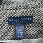 Karen Scott  hook eye closure light over coat jacket blazer plus size 22W Photo 9
