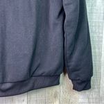 Seven Apparel Black Large Thick Fleece Lined Jacket Long Sleeves Hooded Pockets Photo 6