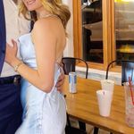 White Fox Boutique Baby Blue Mini Dress Photo 1