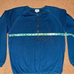 Gap NWT 80’s Vintage Shoulder Pads Crewneck Snap Sweatshirt Photo 4