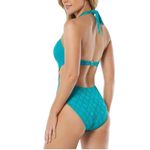 Vince Camuto  Ring-Detail Plunge One-Piece Swimsuit Size US 10 Photo 1