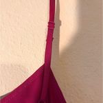 Forever 21 Dark Pink Mini Dress w/ a Ruffle Top Adjustable Straps Women’s Large Photo 3