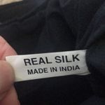 Black Embroidered Indian Silk Purse Photo 6