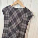 Sundance  Gray Plaid Wool Blend Dress‎ Size 2 Photo 4