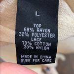 A Byer A. Byer embroidered cream top Photo 2