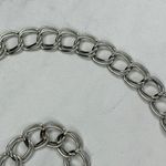 Silver Tone K Initial Letter Belly Body Metal Chain Link Belt Size XS Small S Photo 5