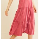 Anthropologie  Sundry Pink Tiered Tank Dress Photo 8