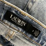 Ralph Lauren Lauren Jeans Women 2 Blue Paint Splatter Relaxed Tapered Leg Casual Photo 4