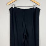 Eileen Fisher Pants Womens Large Black Pull On Tencel Lyocell Elastic Waist L Photo 10