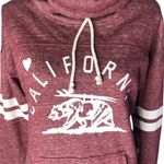 Blue Bay California Drawstring Turtleneck Pullover Long Sleeve Sweater Red Size M Photo 1