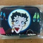 Betty Boop 2004 Black Zip Bag Wristlet New with Tags From Lillian Vernon Photo 0