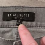 Lafayette 148  New York Gray Jeans Size 6 Photo 4