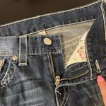 True Religion  Y2K low rise World Tour jeans Straight with flaps, sz 29 Photo 8