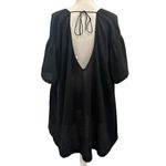 L'Academie L’Academie Revolve Black Marva Textured Mini Dress Boho Resort Beach Coastal Photo 3