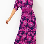Lilly Pulitzer NWT Parigi Maxi Dress Low Tide Navy Lil Just Passion Through XXL Photo 0