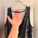 Laurence Kazar Lawrence kazar 100%silk vintage sequin NWT DRESS Size large in black Photo 4