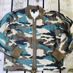 J.Crew 🌺🌺 knitted camo bomber cardigan 🌺🌺 Photo 4