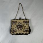 Vintage West Germany Purse Handbag Walborg Floral Tapestry Bronze Chain Princess Photo 1