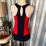 Cynthia Rowley Red Blue Color Block Sleeveless Blouse Top Tank Womens Size Small Photo 10