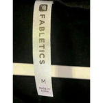Fabletics Black Hoodie Sweatshirt Dress Women’s Size Medium front pocket soft Photo 1