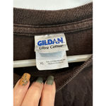 Gildan Women’s  Long Sleeve Tee XL Brown Pink BuckedUp Deer Photo 3