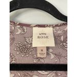 Knox Rose  Women's Floral Wrap Maxi Dress Dusty Mauve Size Medium Photo 7