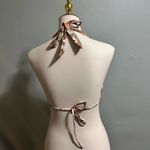 Zaful NWOT  Halter Floral Shell Swim Top | Size: L Photo 2