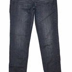 White House | Black Market  Charcoal Black Skinny Ankle Jeans with Lace Hem Size 0 Photo 0