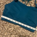 Nike  Yoga Luxe Sports Bra Medium Teal Blue Photo 4