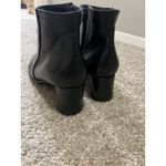 Taryn Rose Camille Women's Ankle Boots Size 39.5 US 9.5 Black Leather Block Heel Photo 5