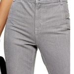 Topshop New  Seam Detail 80s Mom Jeans High Rise Tapered Leg Grey Denim Photo 2